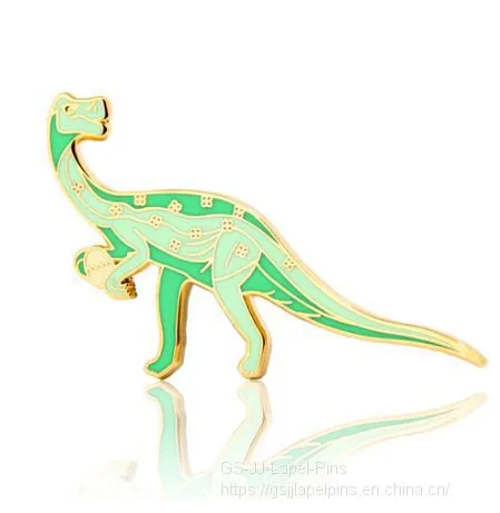 GS-JJ Oviraptor Dinosaur Custom Enamel Pins
