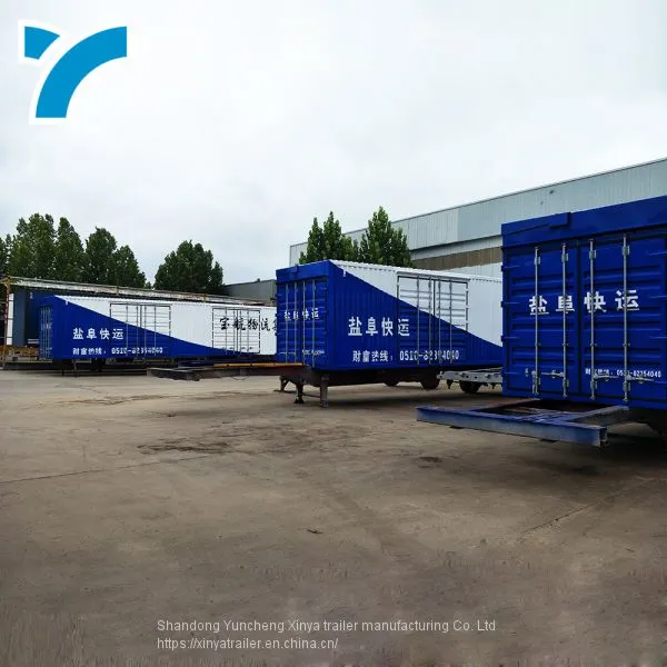 Made In China Tandem Axle Trailer Suspension Van Cargo Semi Trailer Small Cargo photo-3