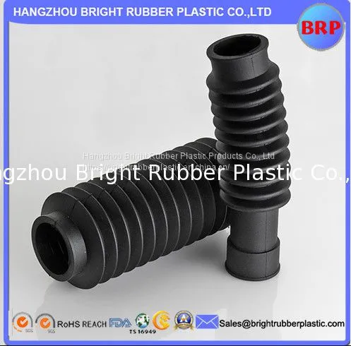 Custom Molded Black Industrial Anti-Vibration Rubber Bellow photo-2