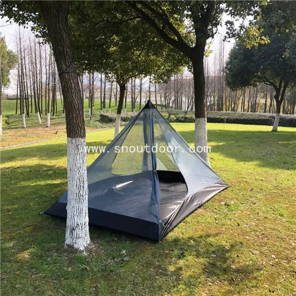 Lightweight Backpacking Tent For 2 Man, Summer Hiking Rodless Mosquito Net Tents photo-3