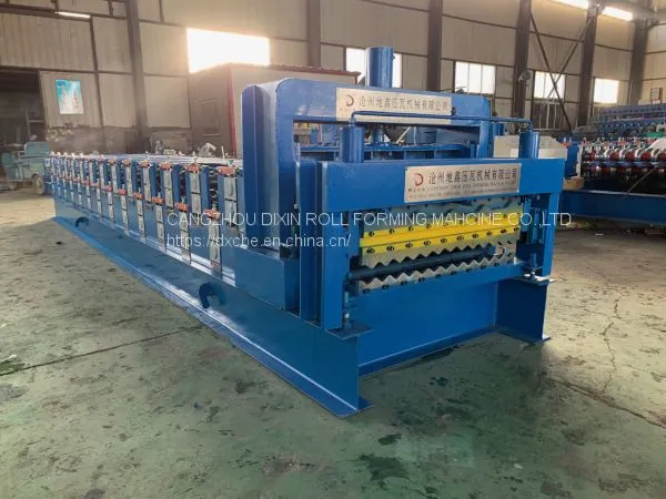 Automatic Double Layer Trapezoidal Ibr Wall Panel Roofing Sheet Tile Making Roll Former Forming Machine With Good Quality photo-2