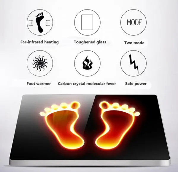 2020 Office Foot Warmers Carbon Crystal Heating Baseboard Heating