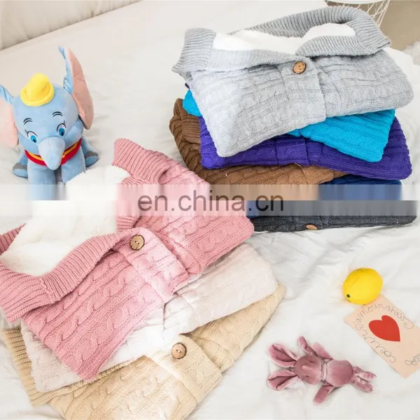 Wholesale Luxury Acrylic Knitted Kids Baby Children Super Soft Blanket Throw For Sofa Chair photo-5