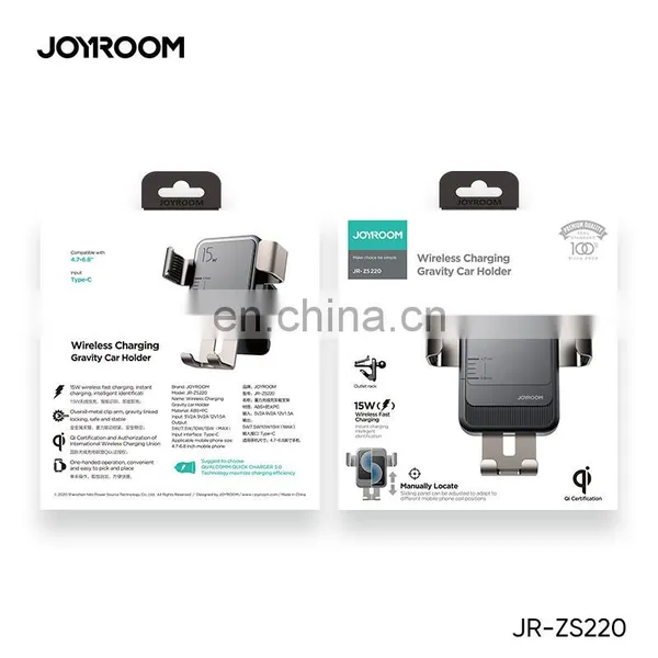 JOYROOM Phone Car Mount Tablet 360 Degree Holder Air Vent Dashboard Car Holder Wireless Charging photo-5