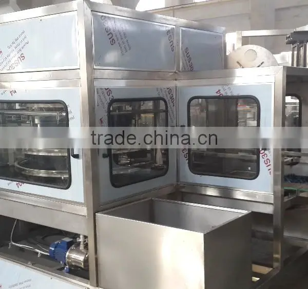 Washing Filling Capping 1.38-13.5kw(motor) Automatic 5 Gallon Barrel Water Filling Machine photo-2