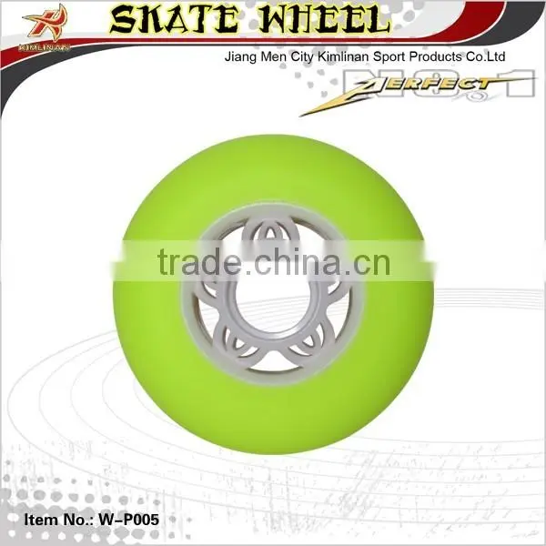 Plastic Core Roller pu Wheel, Inline Roller Skate pu Wheel in Size 72/76mm photo-4