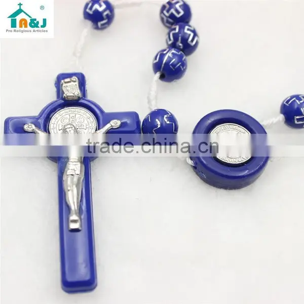 Passed CPSIA Test Religious st Benedict Rosary Special Handmade photo-2