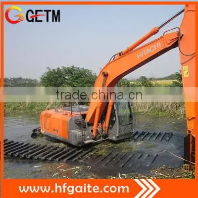 Dredging Machinery Amphibious Excavator With Side Pontoons photo-4