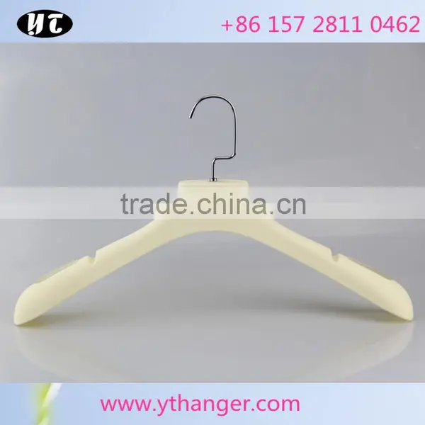 Plastic Hanger With Rubber Coated Anti-slip Surface Rubber Hanger for Clothes photo-2