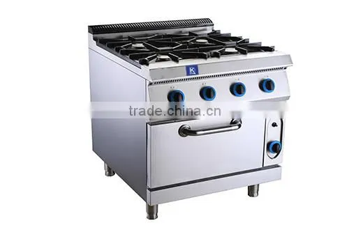 Four Earthen Pot Stove With Gas Oven