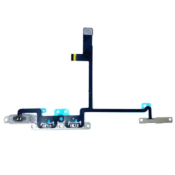 Flex Volume For IPhone X Mute & Volume Button Switch Key With Metal Parts Charging Flex Cell Phone Parts
