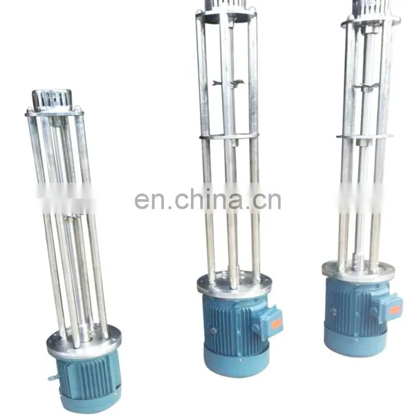 4KW Movable Electric or Pneumatic Lifting High Shear Mixer photo-4