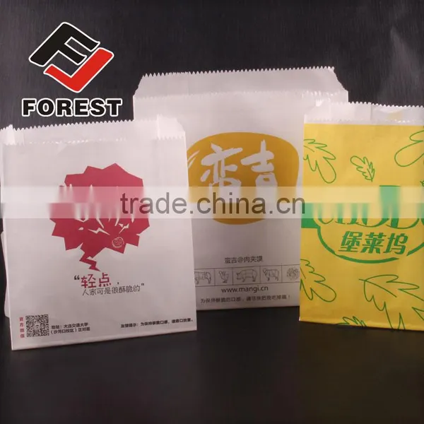 Food Brown Packaging Paper Bag, Food White Kraft Paper Bag, pe Laminated Greaseproof Bag Quality Choice photo-6