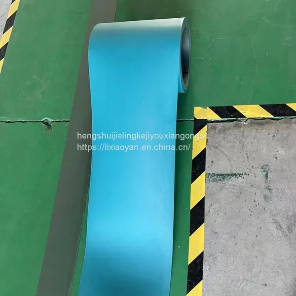 0.8mm 1.0mm 1.2mm 1.5mm 2.0mm Thickness PTFE Soft Belt Blue Turcite for Cnc Machine photo-3