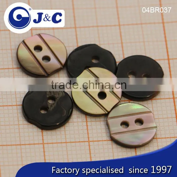 J&C Brown MOP Shell Buttons,pearl Shell Buttons for Fashion Shirt.BR033, BR037 photo-4