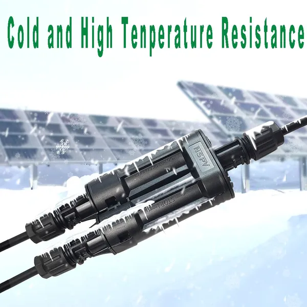 Wholesales NSPV Solar PV Plug 1500V DC Cable Plug 2 in 1 Wire Branch Fuse Connector photo-2