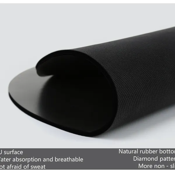 High Density Foldable Eco-Friendly Customized Durable PU Rubber Round Dance Yoga Mat photo-5
