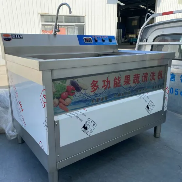 Ultrasonic Air Bubble Vegetable Washer for Mushroom Carrot Pineapple and More