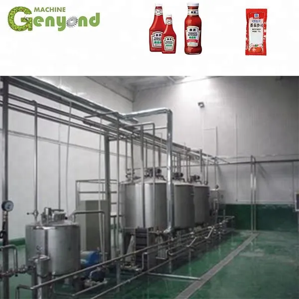 Industrial Tomato Paste Processing Machine Tomato Sauce Production Line photo-5