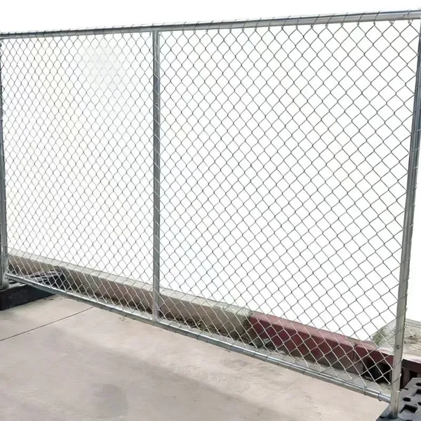 Wholesale American-style Galvanized Chain-link Temporary Fencing Panels