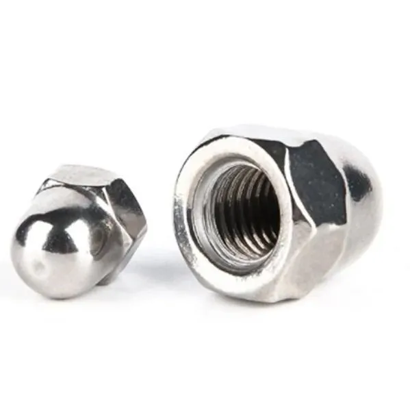 Metric Hex Domed Acorn Nuts DIN 1587 Steel Class 8 Black Finish photo-4