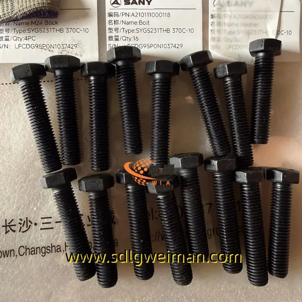 Original Sany Bolt A210111000118 Para el camión bomba de hormigón Sany