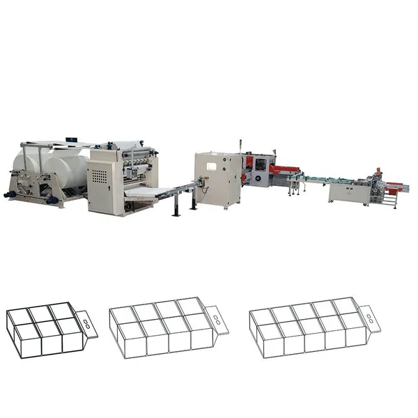 High Speed Bottom Sealing Patch Sealing Die Cut Handle Toilet Paper Tissue Bag Making Machine