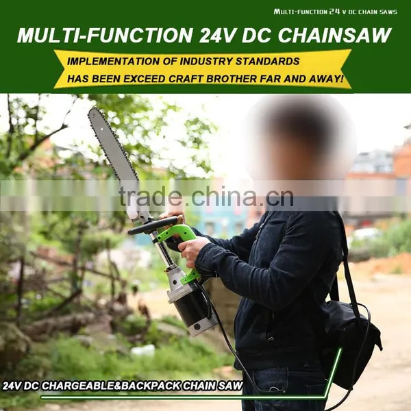 500W36V DC Electric Chain Saw Without Oil and Wireless