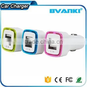 High Quality Brilliant 5V 2.1A Universal 2 Port Car Charger Input 12V 24V Car Battery Charger LED Dual Usb Car Charger With LED Supplier's Choice photo-4