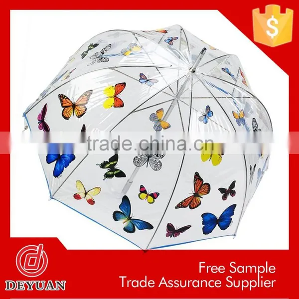 Baby Strollers Totes Kids Bubble Clear Pvc Straight Umbrella photo-2