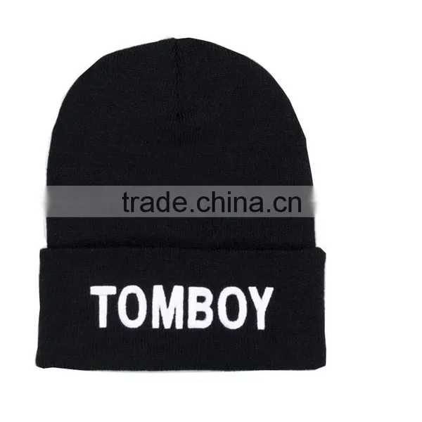 Comfortable Hip Hop Embroidery Custom Beanie Hats photo-4