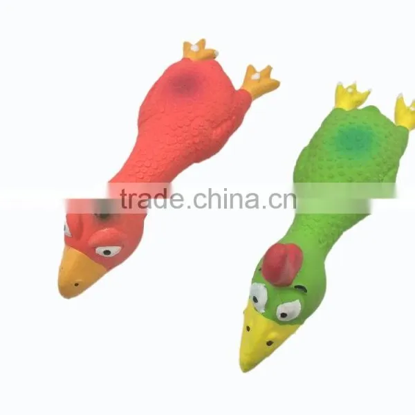 Latex Squeaky Duck Dog Toy Teether Puppy Toy Dog Sex Toys photo-5