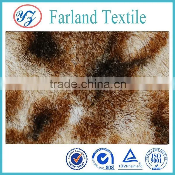 100%polyester Textile and Apprel Fabric PV Velvet Plush photo-4