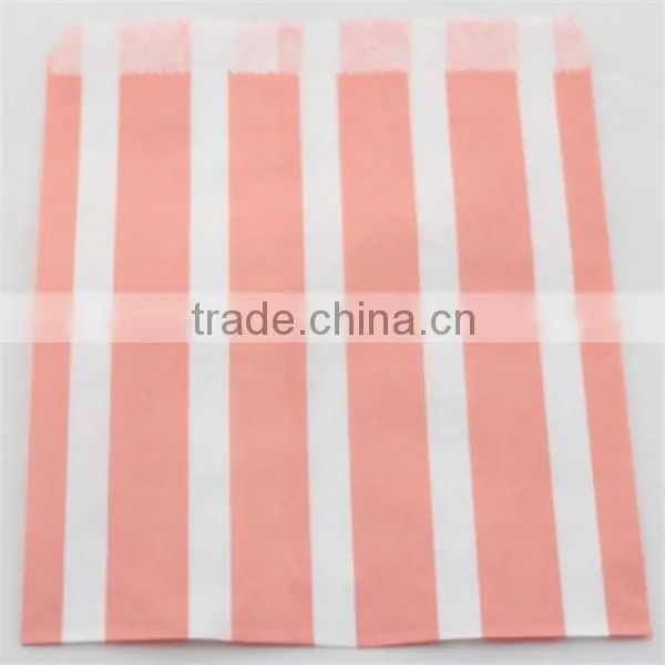 Vertical Striped Paper Favor Bags 5'' x 7'' Best Party Gift Bag photo-4