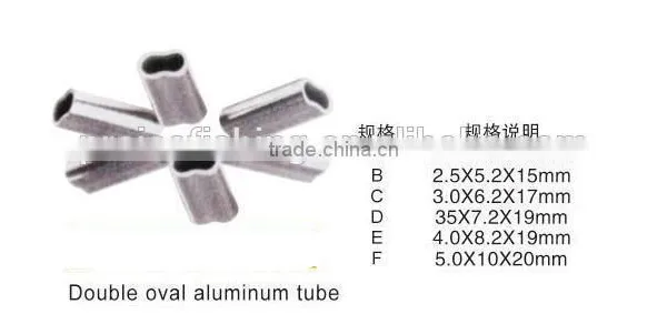 Sea Fishing Wire Leader Aluminum Fishing Crimp Sleeve