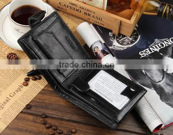 Imported Leather High Quality Mens Genuine Crocodile Skin Leather Wallet photo-5