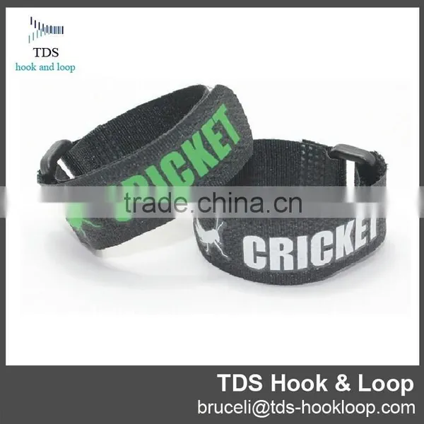 Adjustable Custom Logo Hook and Loop Fastening Buckle Strap photo-3