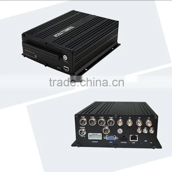Teswell 4ch 3g 4g Gps Wifi SDI HD 1080P Mobile Dvr/3g Mdvr for Bus Police Car Security Solution photo-2