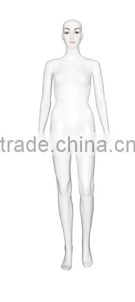 Fashion Standing Glossy White Color Skin Color Black Color Full Body Model Female Mannequin For Window Display