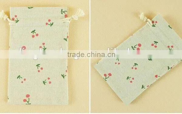 2015 Hot Sale Small Cotton Sling Grocery Bag photo-3