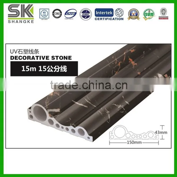 PVC Marble Profile Door and Window Round Frame photo-6