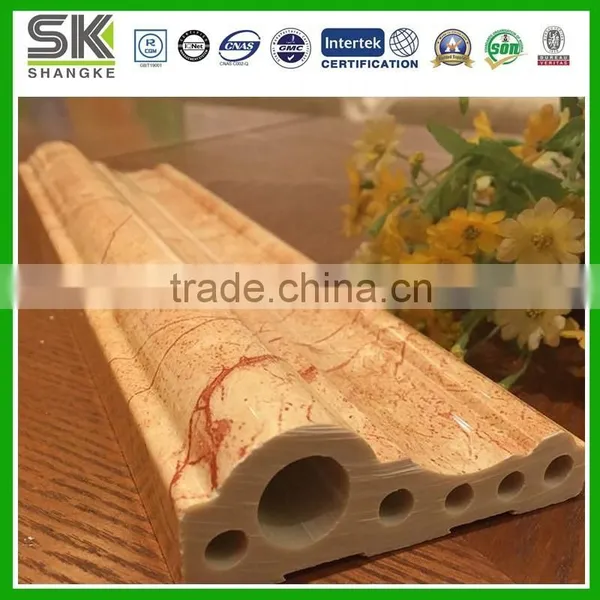 new products stone pvc composite UV panel hollow pvc door casing