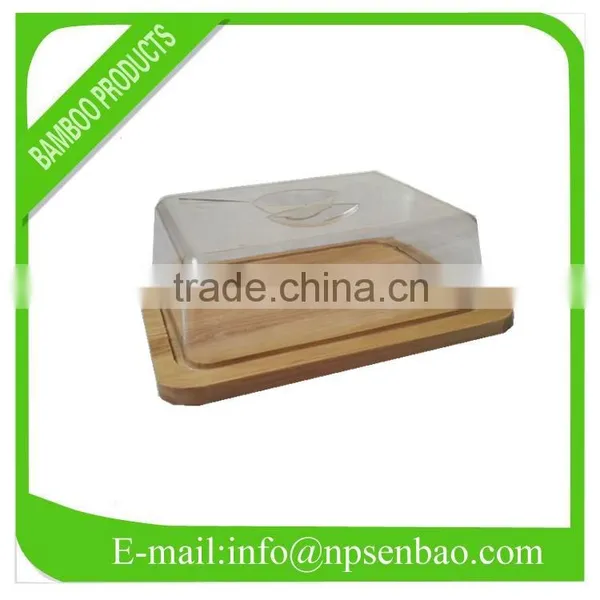 Bread Box Transparent Cover Made of Wood