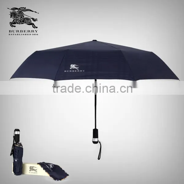 21 Inch x 8 k Auto Open Close 3 Fold Umbrella With Cheap Price photo-3