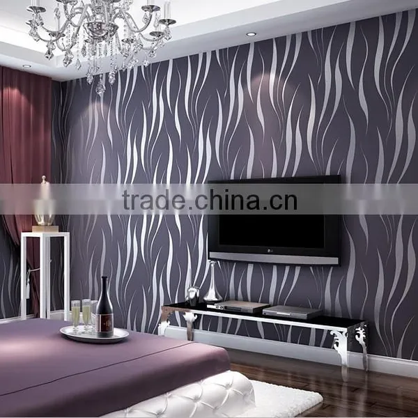 Modern Decorative Texture Wallpaper for Living Room photo-2