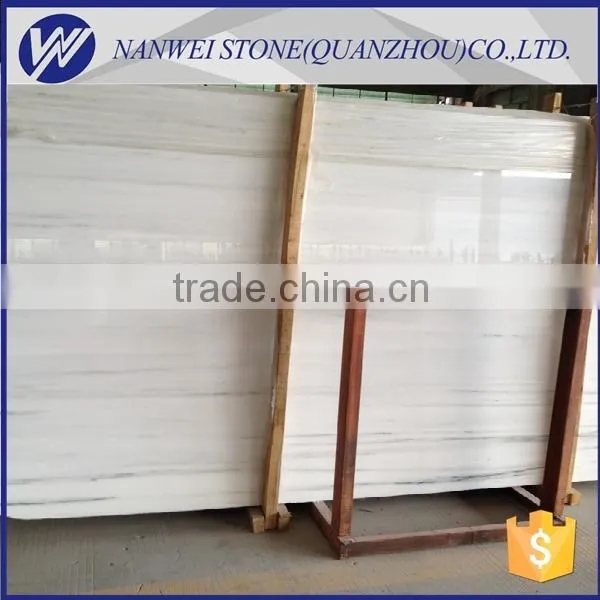 Pure White Marble Balcony Baluster Athena White Marle Slab Top Polished Marble photo-3