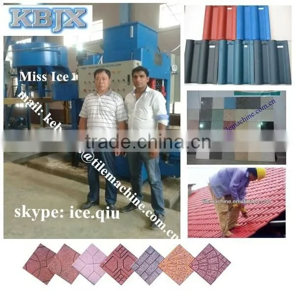KB-125C Hdyraulic Press Concrete Roof Tile Machine photo-2