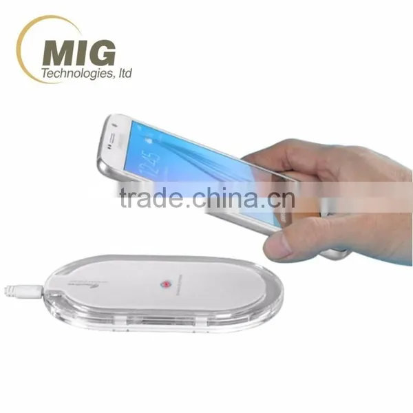 QI Universal Wireless Charger, 3 Coils Portable Chrager for Mobilephones, Fast Wireless Charger photo-3