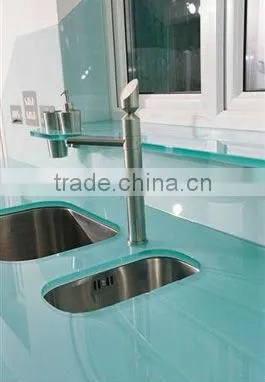 Tempered Glass Vanity Top With AS/NZS 2208:1996 and EN12150 Certificate photo-3