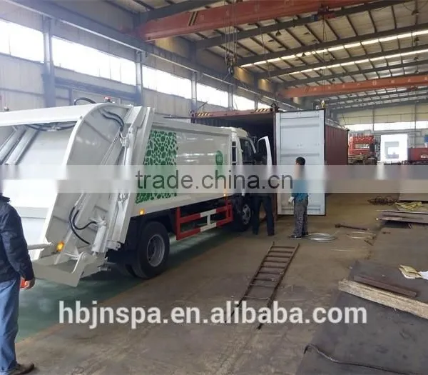 Export to Sorth America 140HP Garbage Compactor Truck Dongfeng photo-4